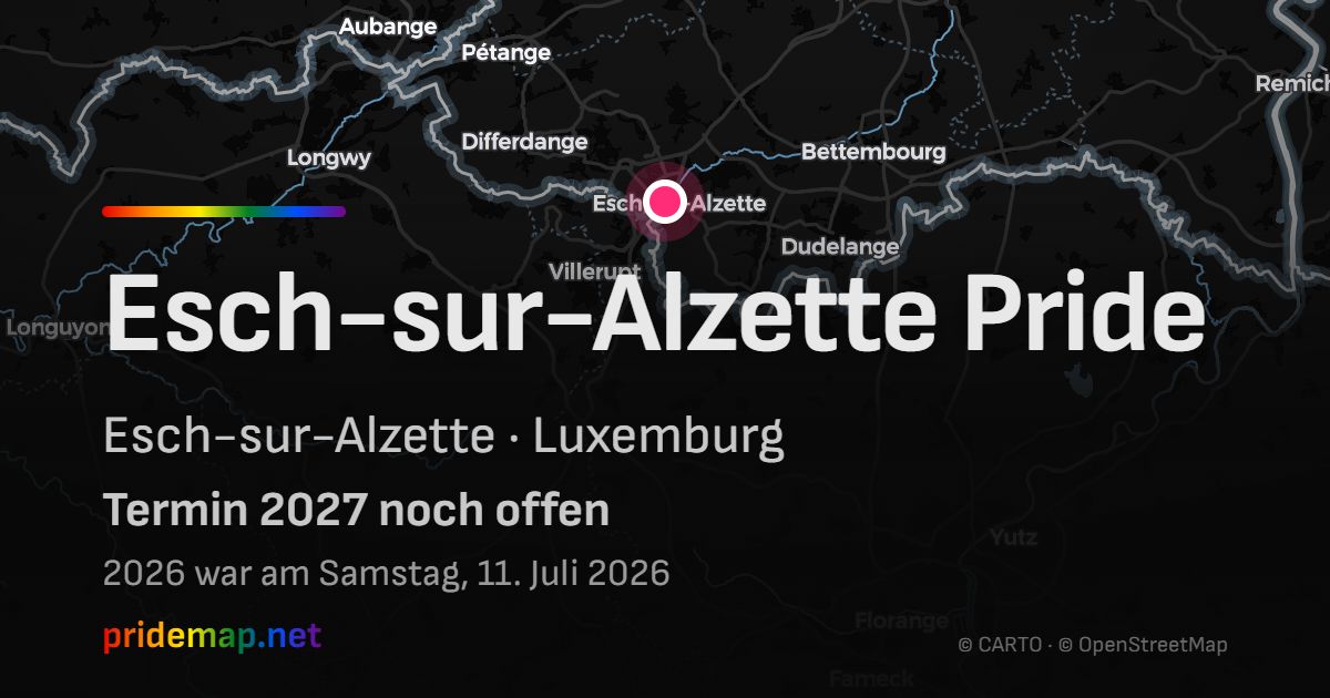 Esch-sur-Alzette Pride — Esch-sur-Alzette, Luxemburg