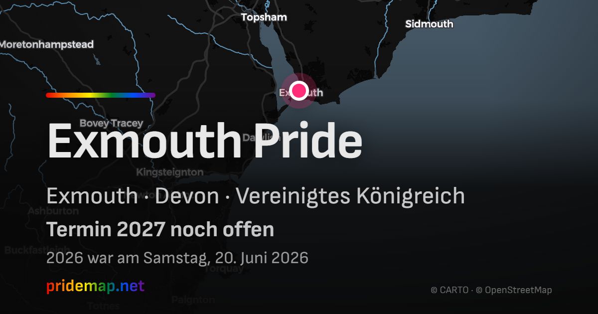 Exmouth Pride — Exmouth, United Kingdom