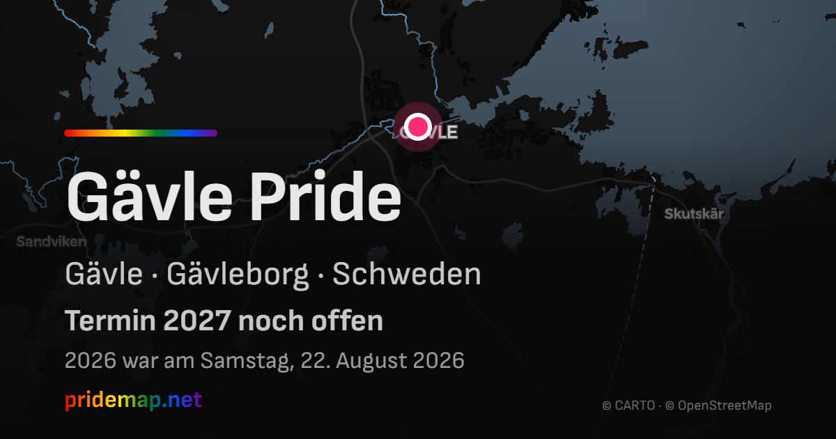 Gävle Pride — Gävle, Schweden