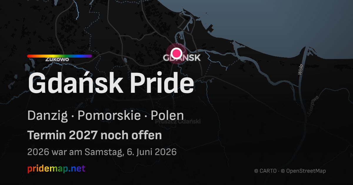 Gdańsk Pride — Danzig, Polen