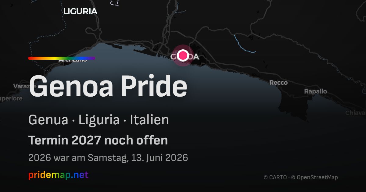 Genoa Pride — Genua, Italien