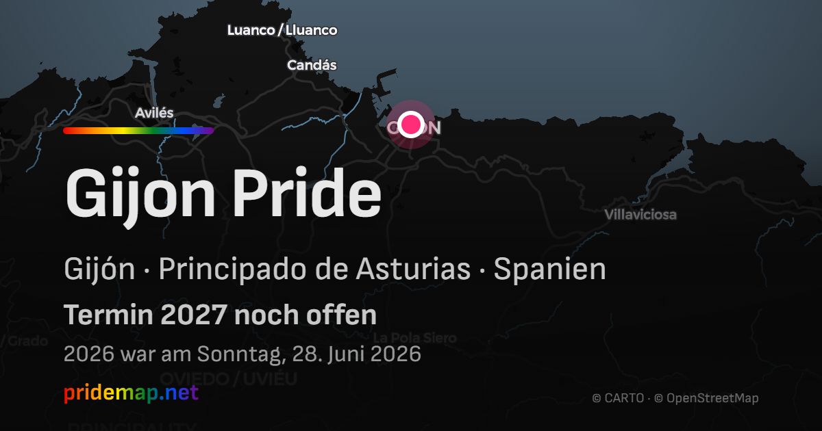 Gijon Pride — Gijón, Spanien