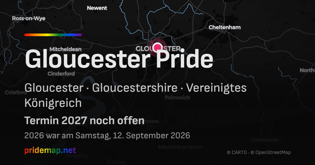 Gloucester Pride — Gloucester, Vereinigtes Königreich