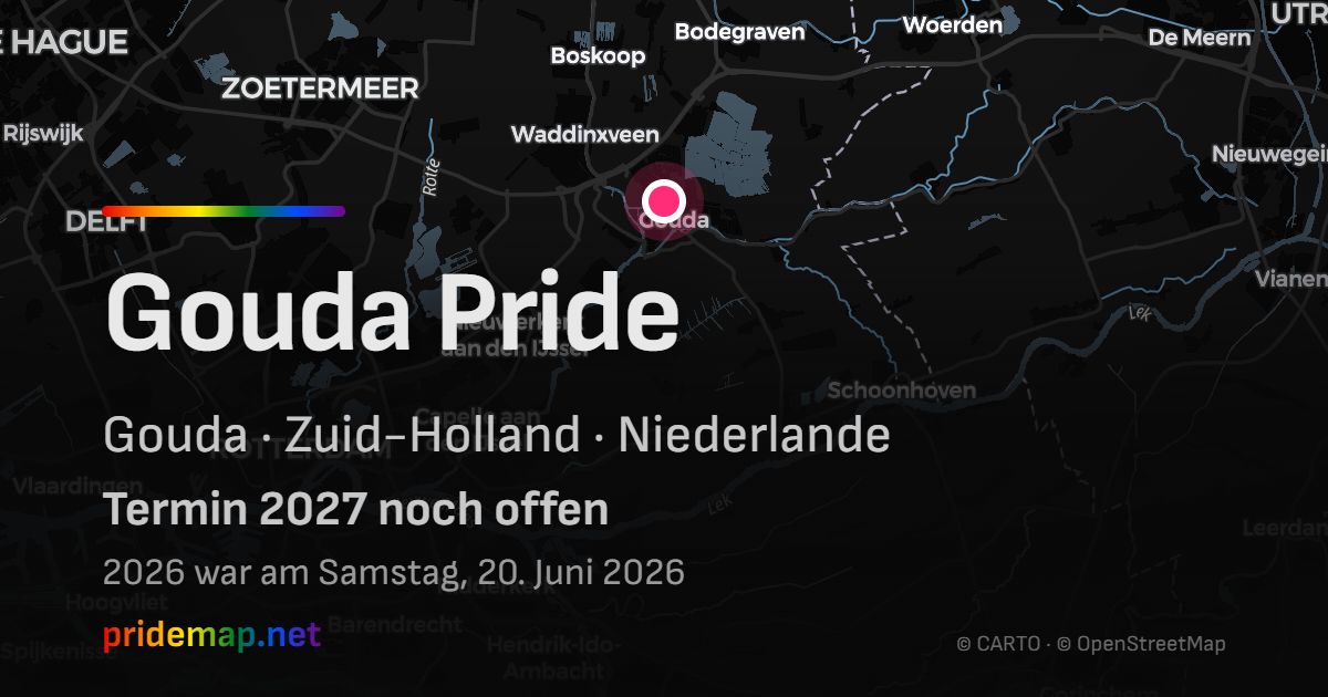 Gouda Pride — Gouda, Niederlande