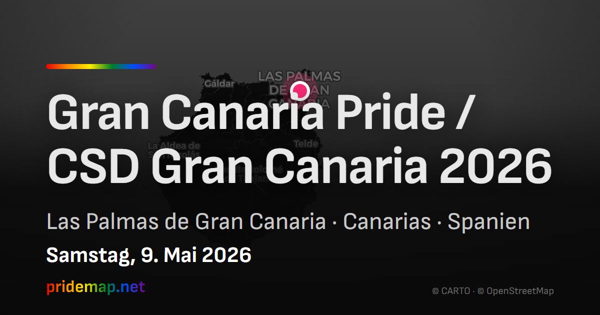 Gran Canaria Pride / CSD Gran Canaria 2026 — Las Palmas de Gran Canaria, Spanien