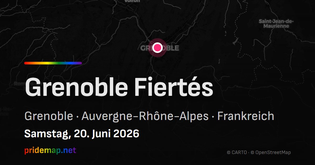 Grenoble Fiertés — Grenoble, Frankreich