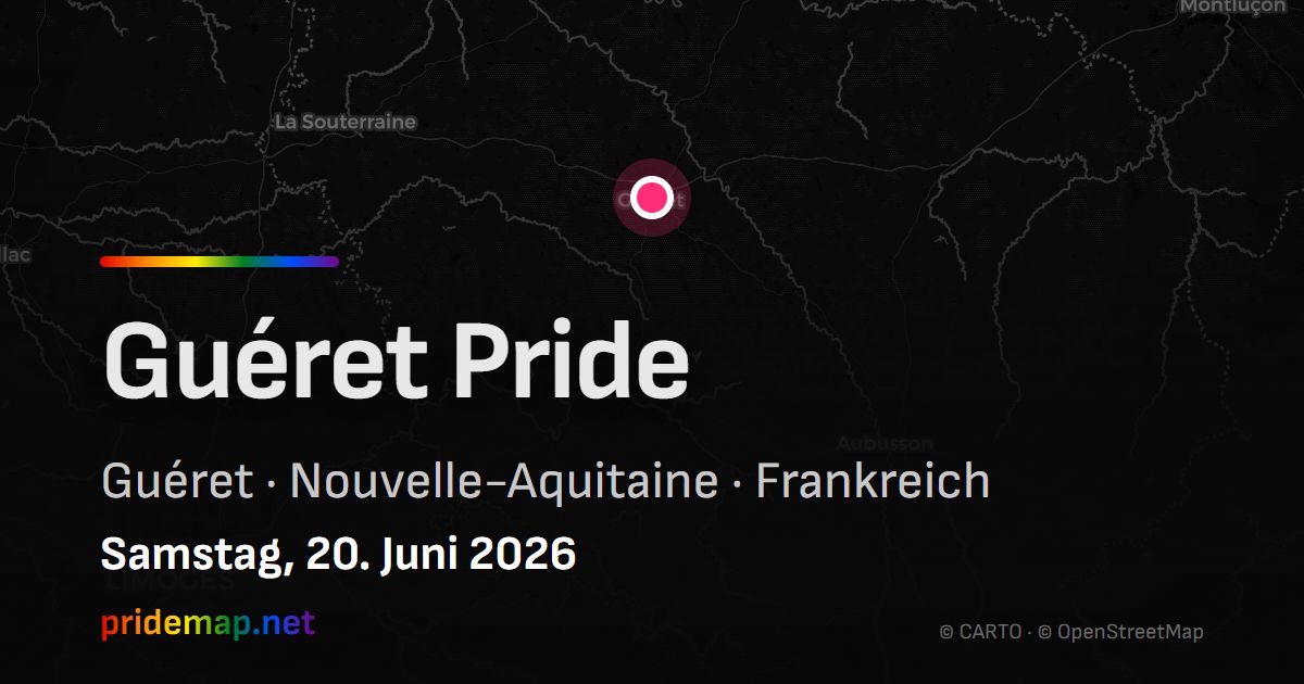 Guéret Pride — Guéret, Frankreich