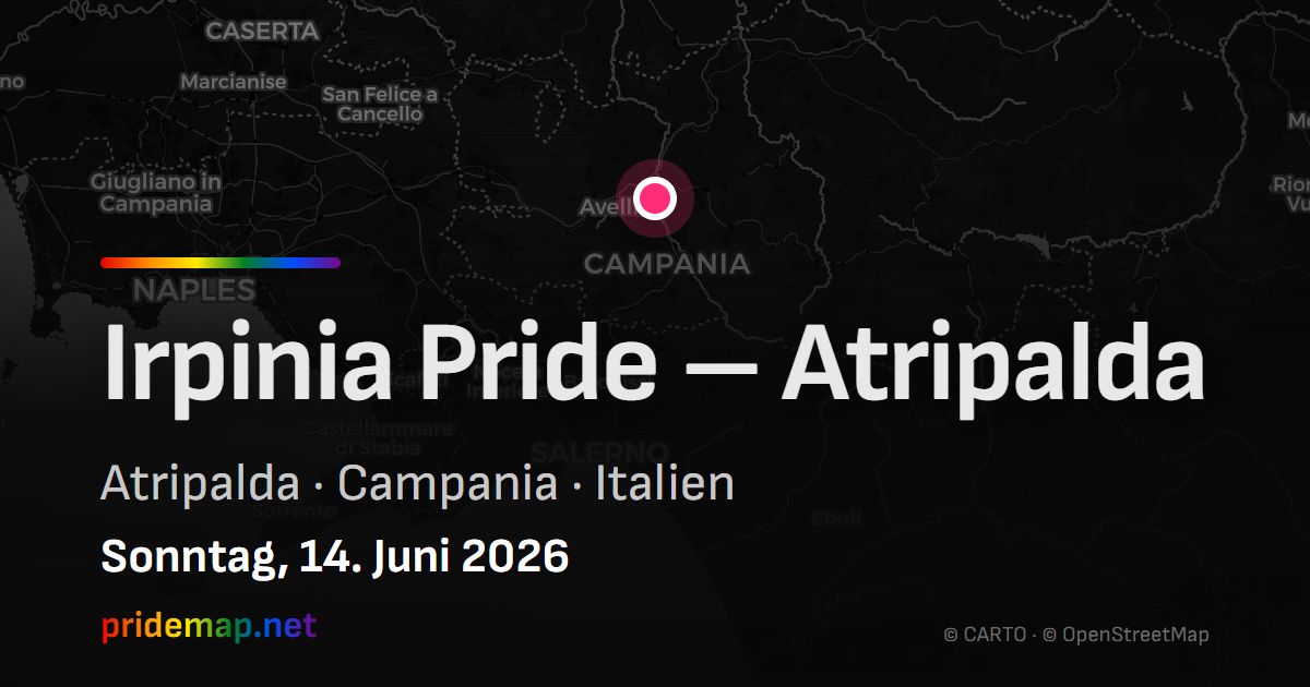 Irpinia Pride – Atripalda — Atripalda, Italy