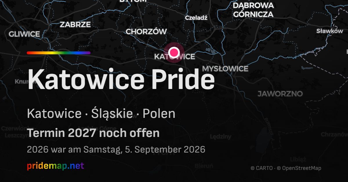 Katowice Pride — Katowice, Polen