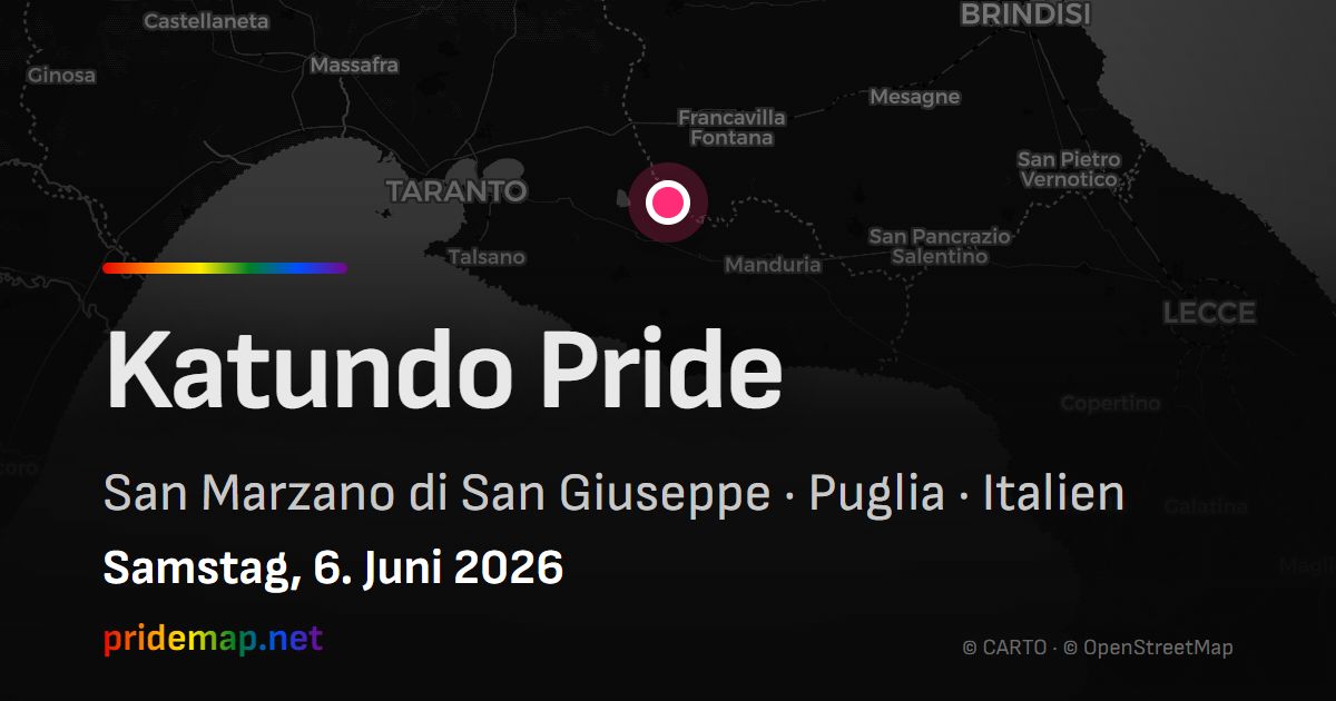 Katundo Pride — San Marzano di San Giuseppe, Italien