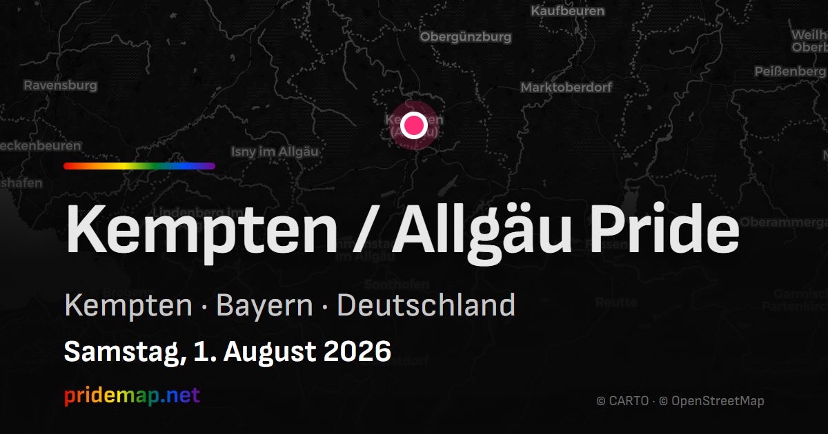 Kempten / Allgäu Pride — Kempten, Germany