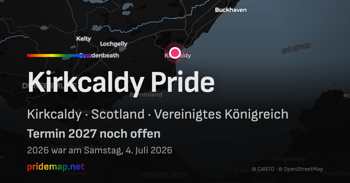 Kirkcaldy Pride — Kirkcaldy, Vereinigtes Königreich