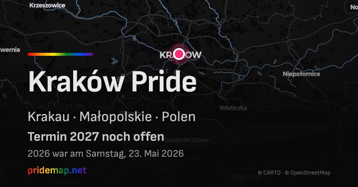 Kraków Pride — Krakau, Polen