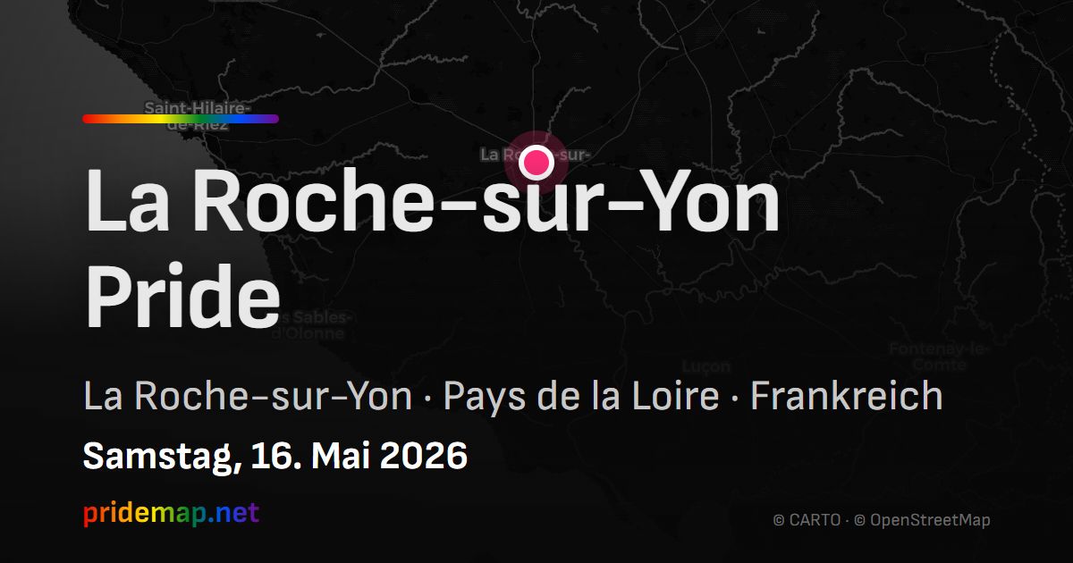 La Roche-sur-Yon Pride — La Roche-sur-Yon, Frankreich