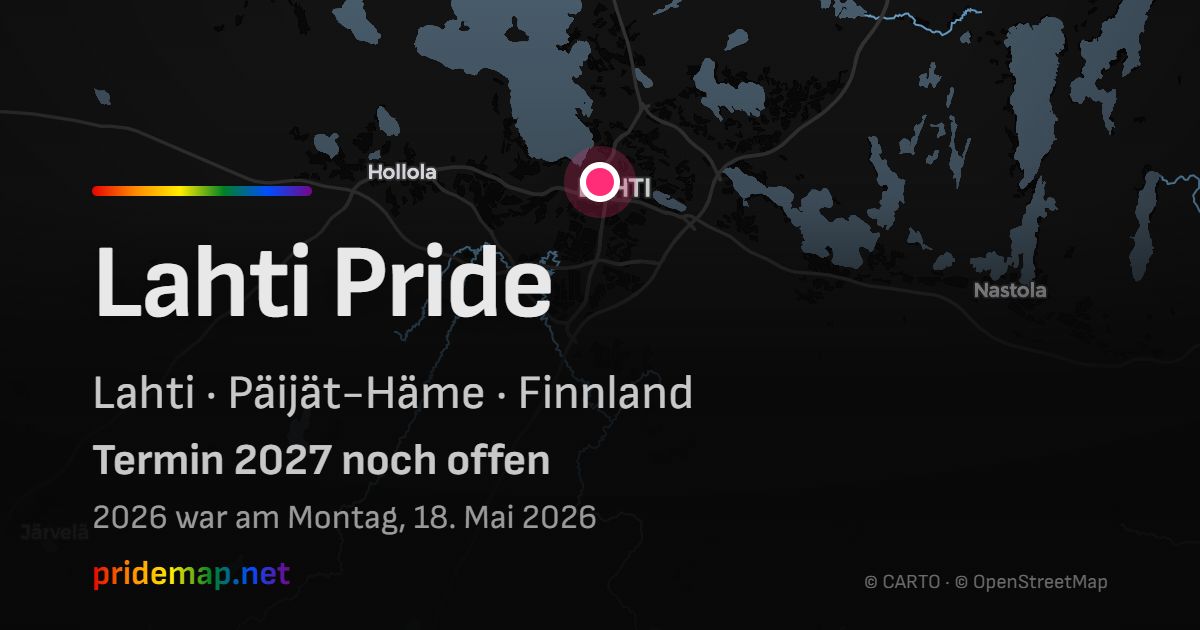 Lahti Pride — Lahti, Finnland