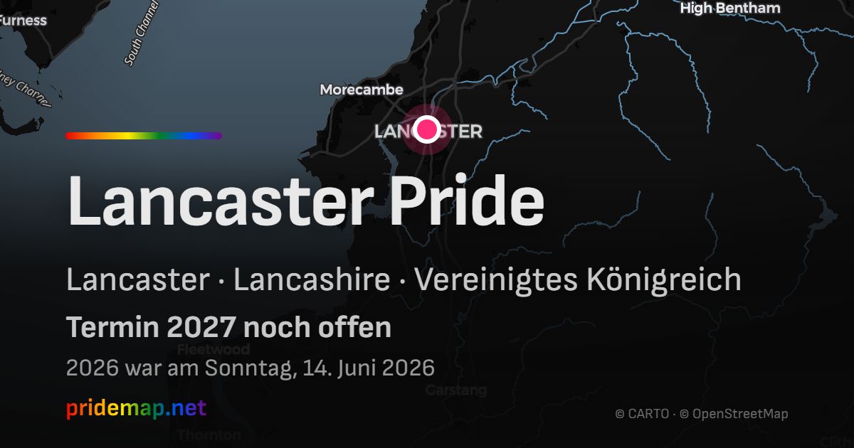 Lancaster Pride — Lancaster, United Kingdom