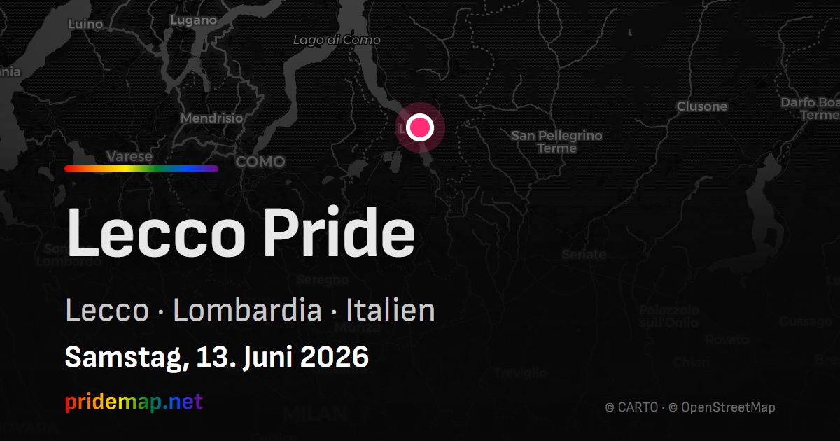 Lecco Pride — Lecco, Italien