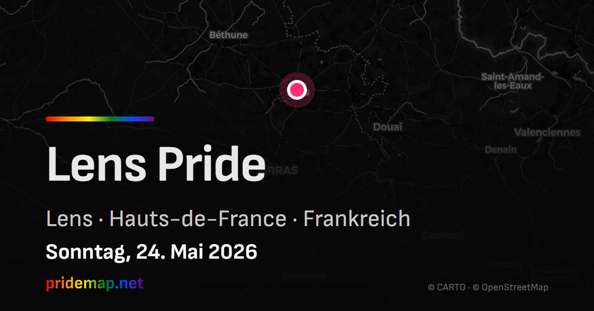 Lens Pride — Lens, Frankreich