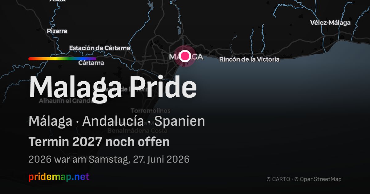 Malaga Pride — Málaga, Spain