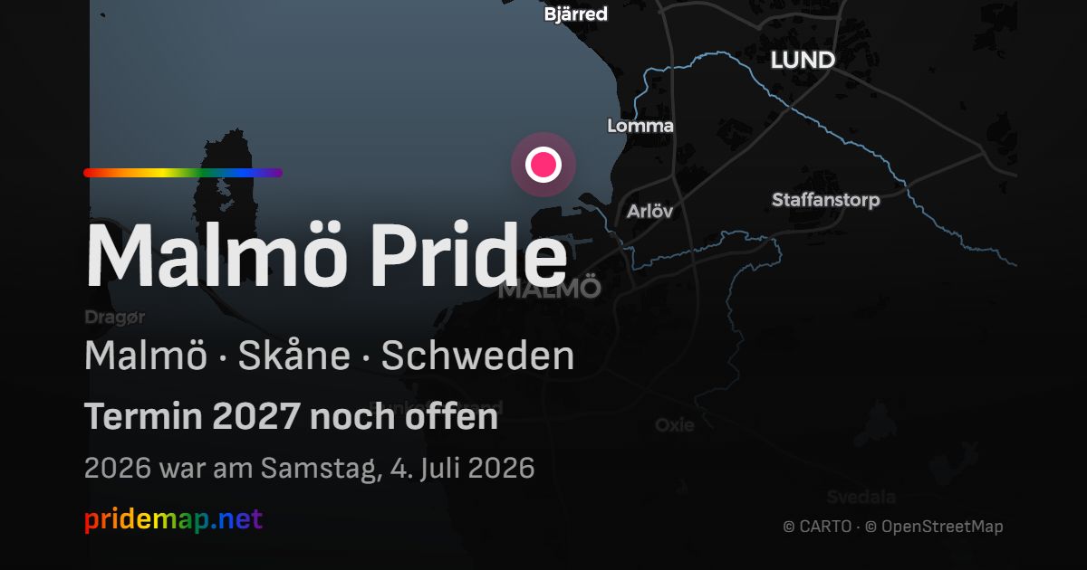 Malmö Pride — Malmö, Schweden