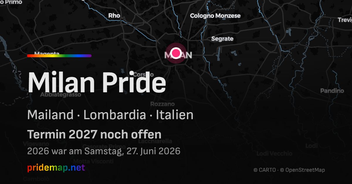 Milan Pride — Mailand, Italien
