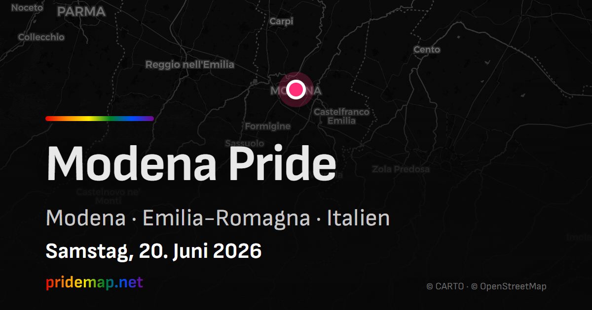 Modena Pride — Modena, Italy