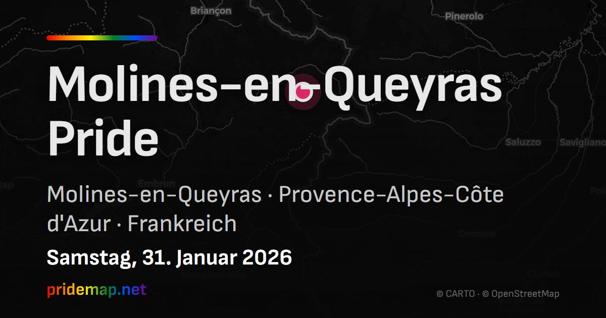 Molines-en-Queyras Pride — Molines-en-Queyras, Frankreich