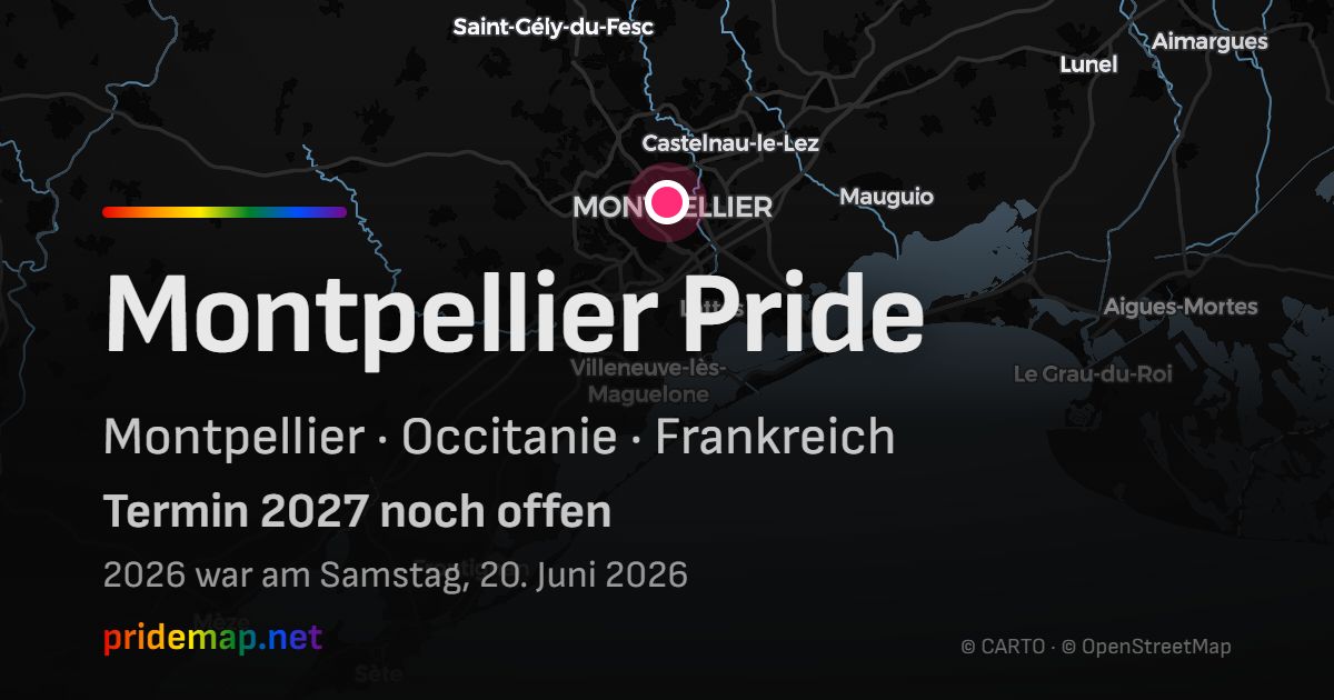 Montpellier Pride — Montpellier, Frankreich