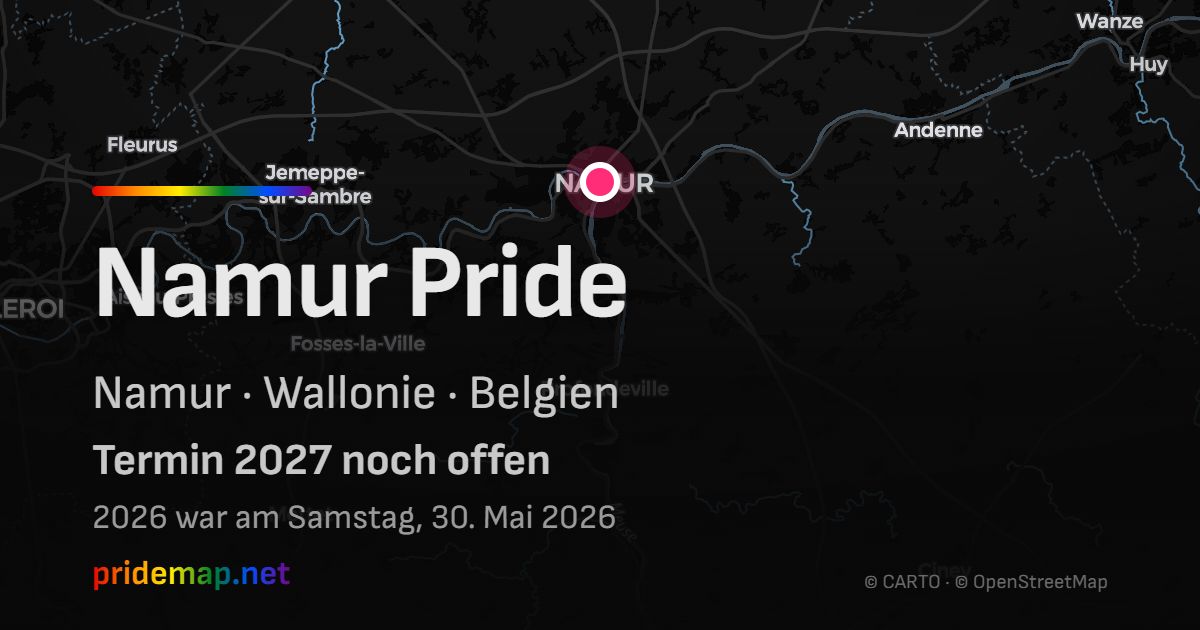 Namur Pride — Namur, Belgien