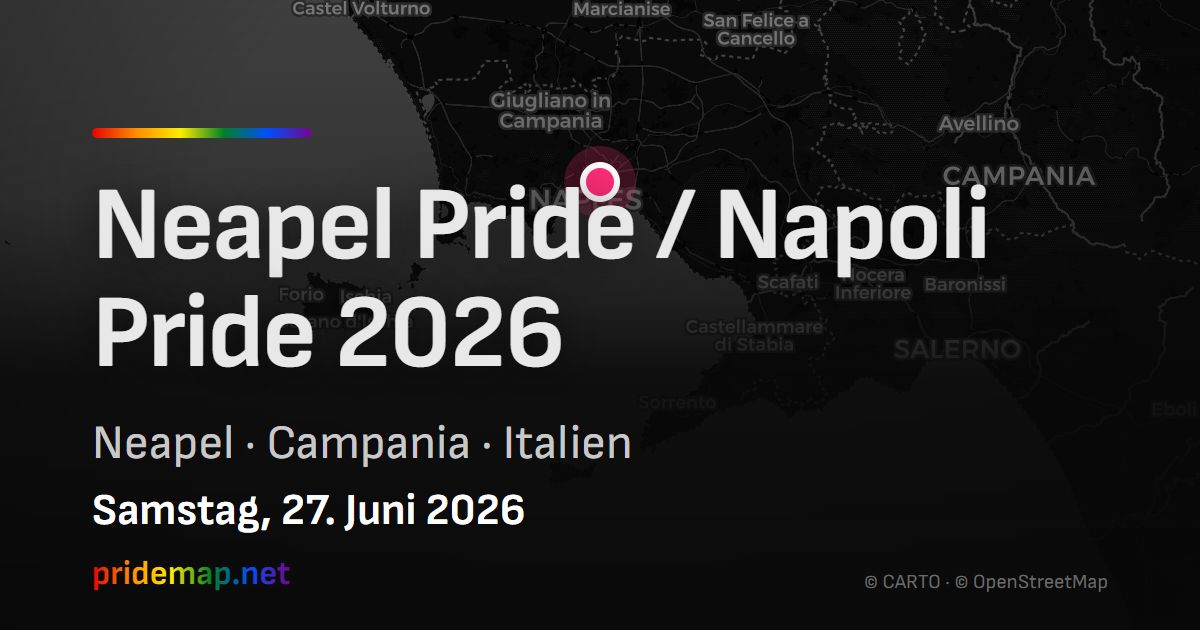 Neapel Pride / Napoli Pride 2026 — Naples, Italy