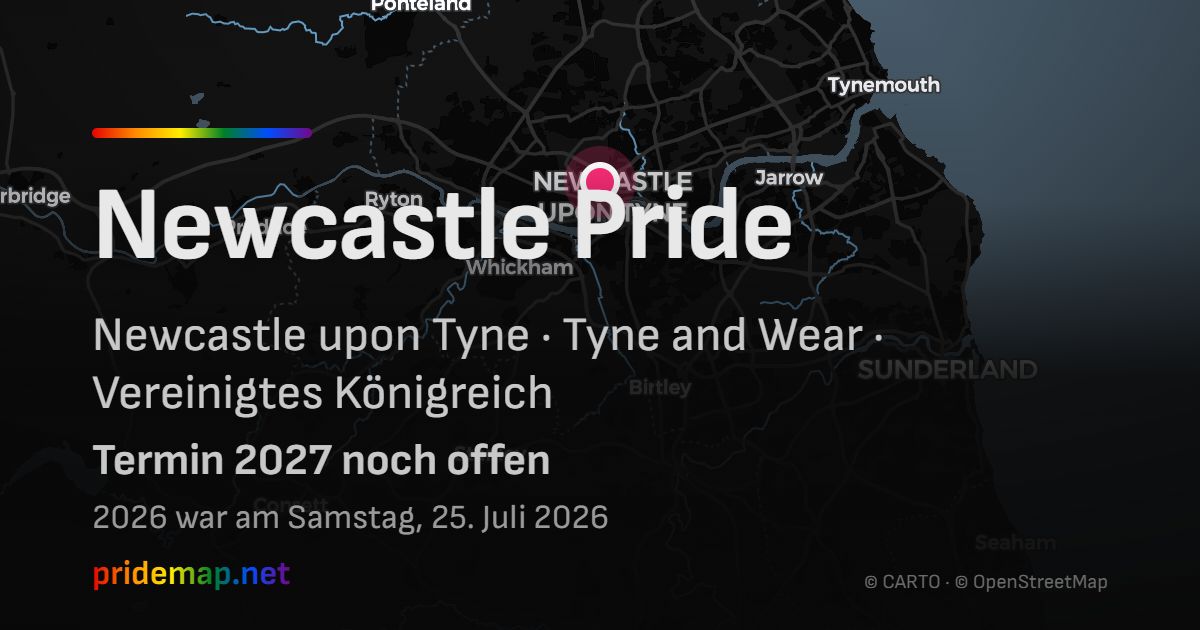 Newcastle Pride — Newcastle upon Tyne, Vereinigtes Königreich