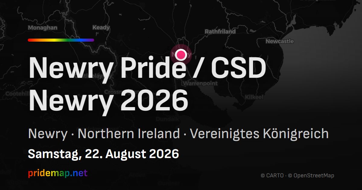 Newry Pride / CSD Newry 2026 — Newry, Vereinigtes Königreich
