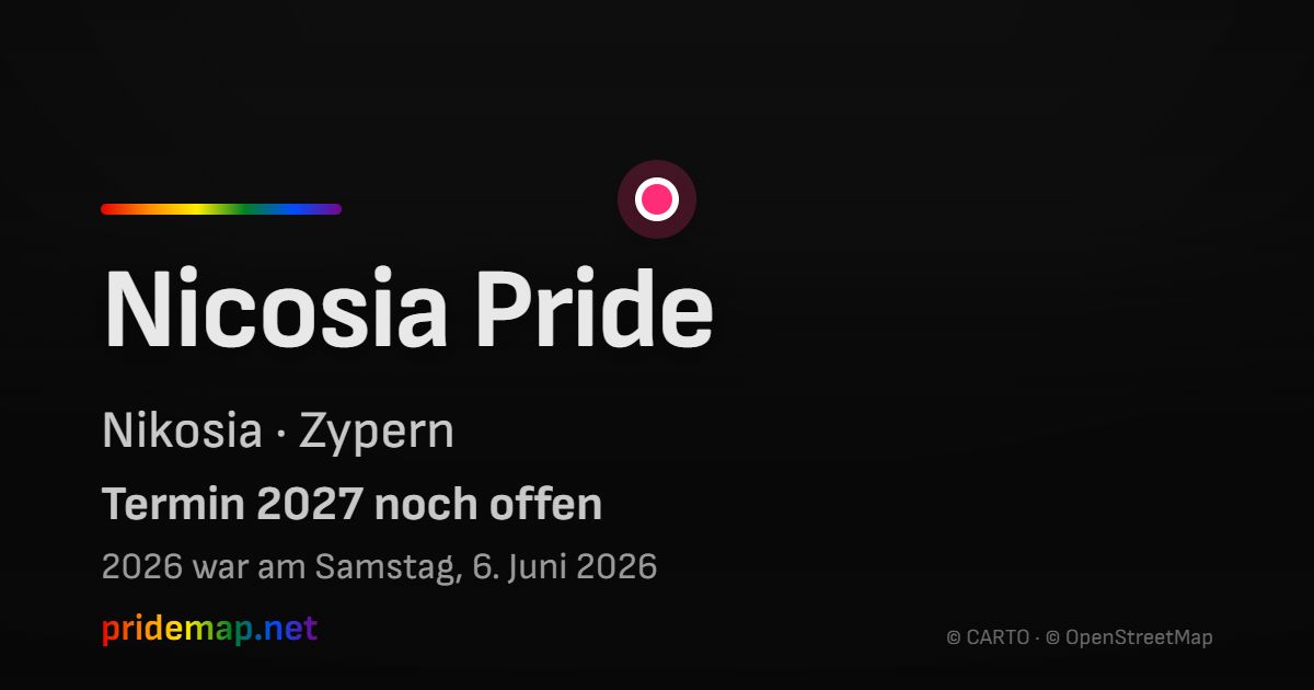 Nicosia Pride — Nikosia, Zypern