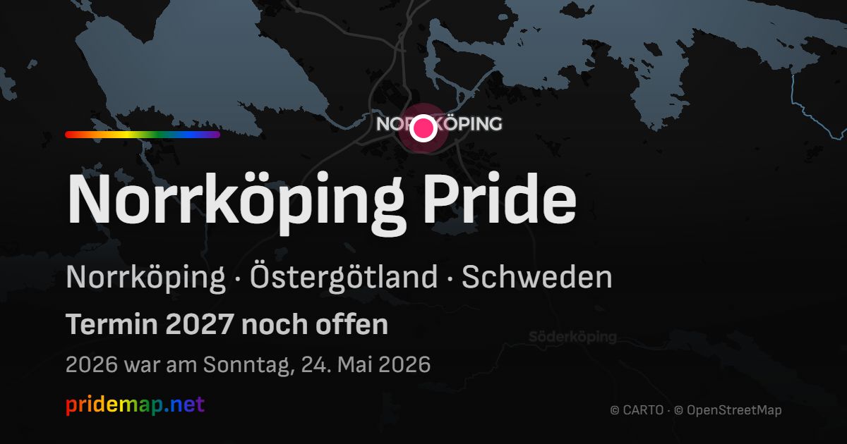 Norrköping Pride — Norrköping, Schweden