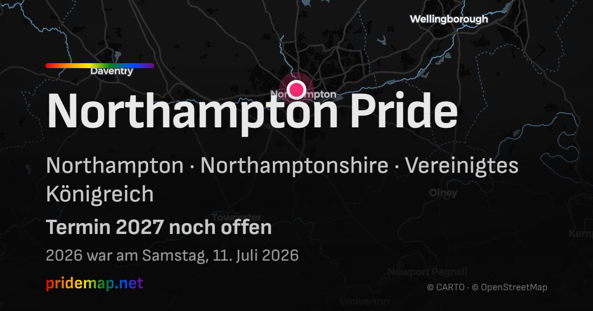Northampton Pride — Northampton, United Kingdom