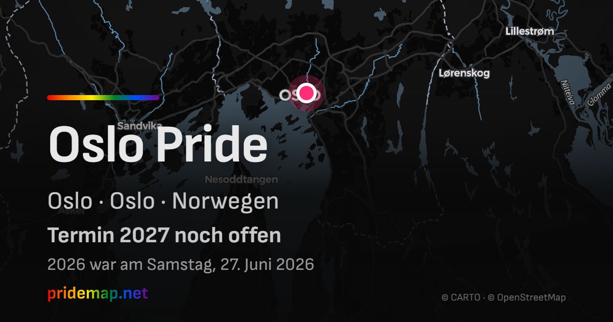 Oslo Pride — Oslo, Norwegen