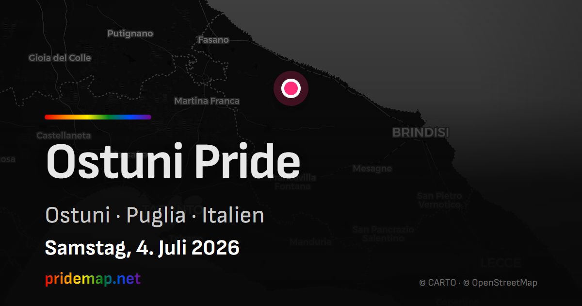 Ostuni Pride — Ostuni, Italien