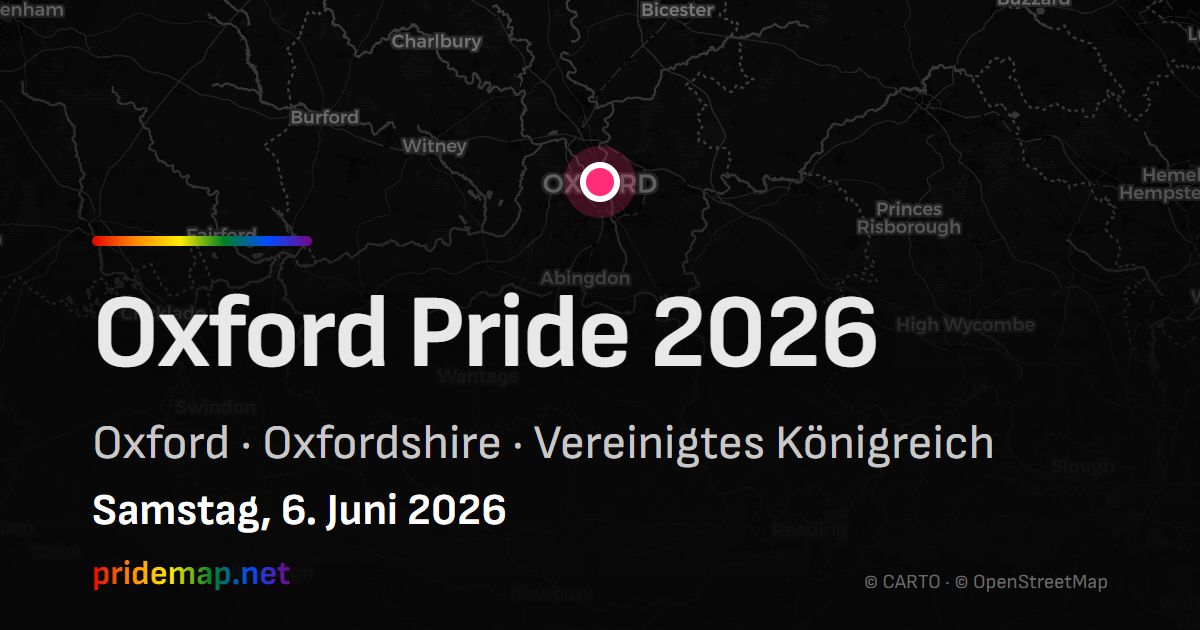 Oxford Pride 2026 — Oxford, United Kingdom