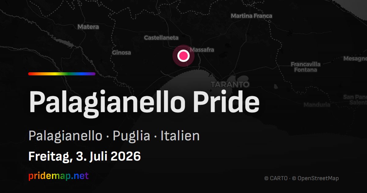 Palagianello Pride — Palagianello, Italien