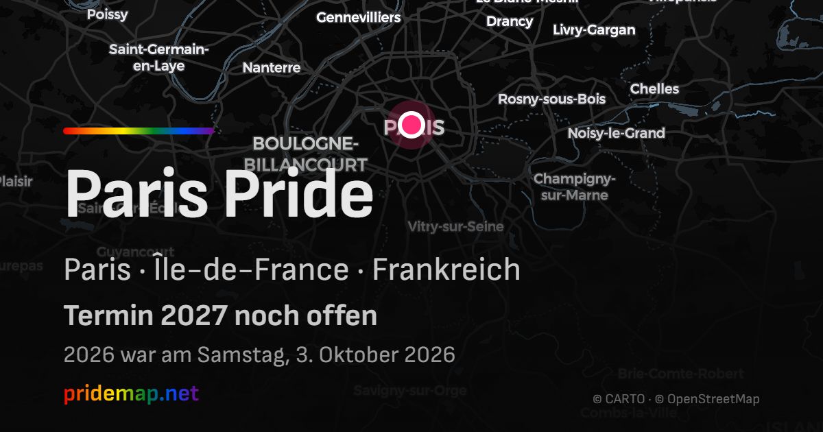 Paris Pride — Paris, Frankreich