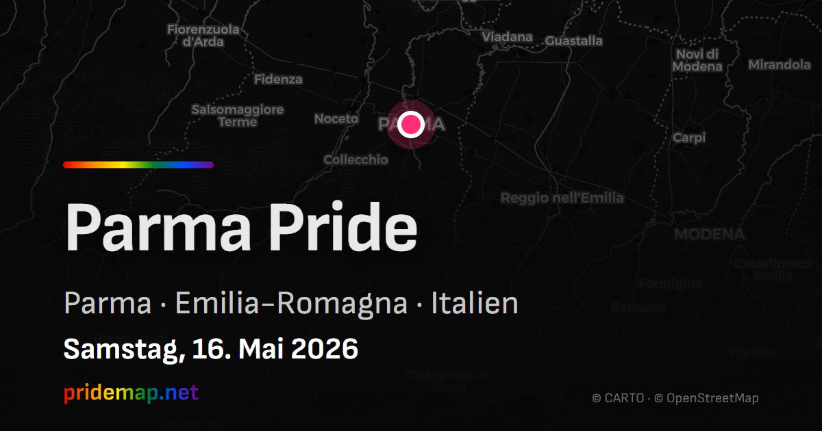 Parma Pride — Parma, Italy