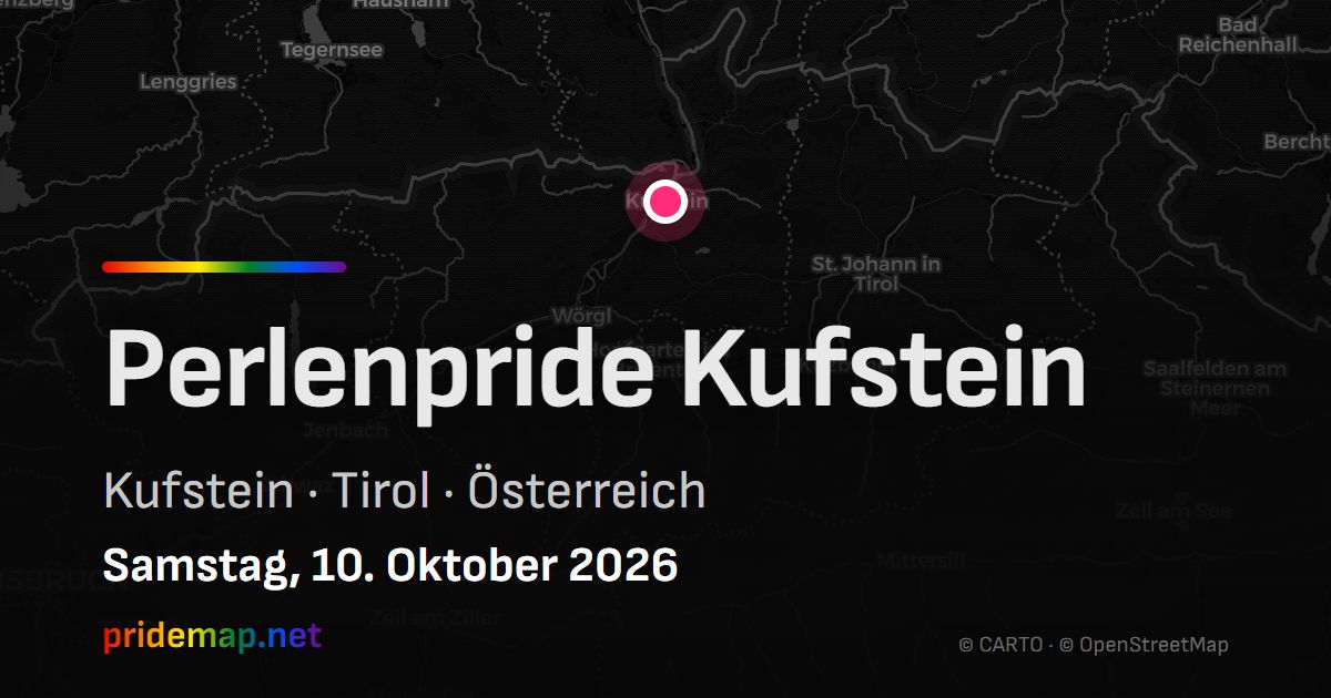 Perlenpride Kufstein — Kufstein, Österreich