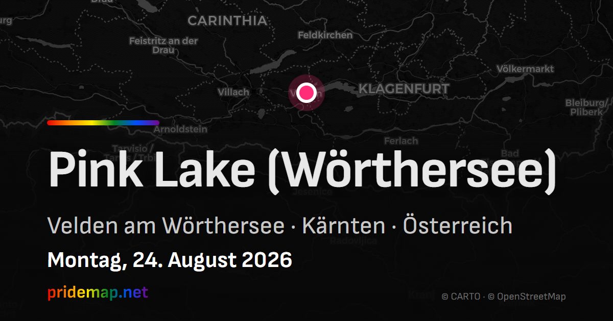 Pink Lake (Wörthersee) — Velden am Wörthersee, Österreich