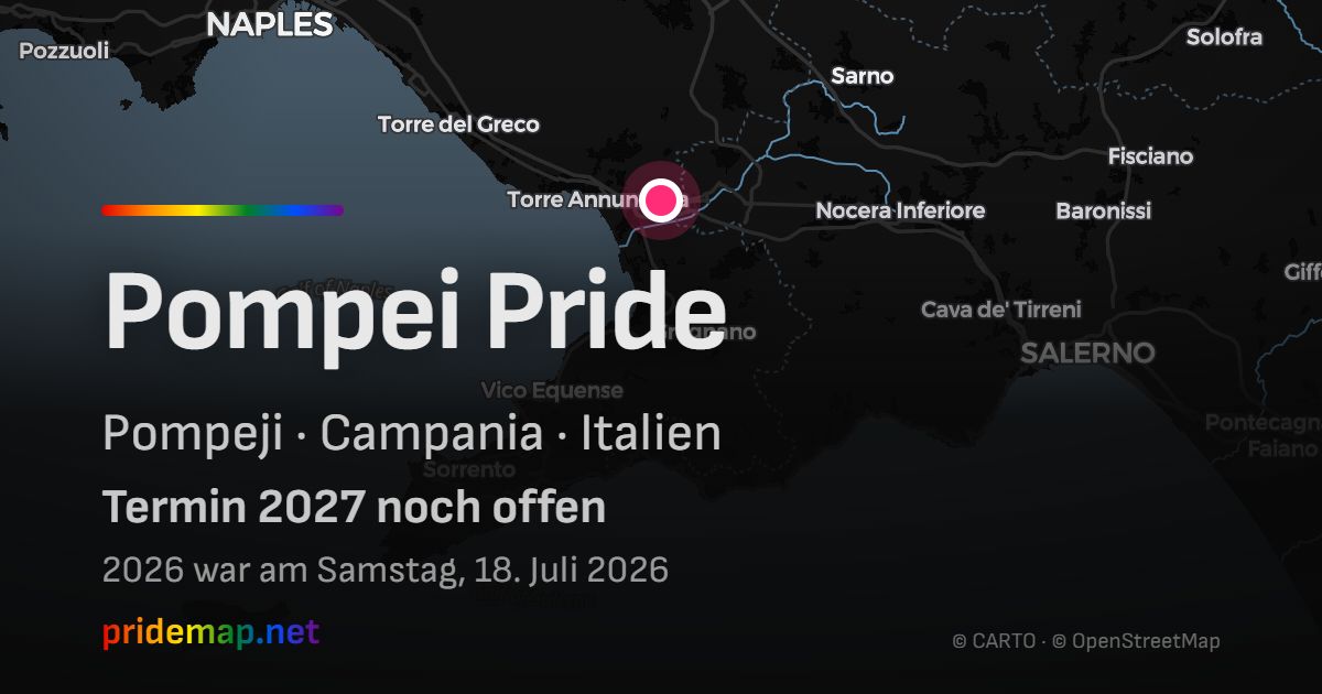 Pompei Pride — Pompeji, Italien