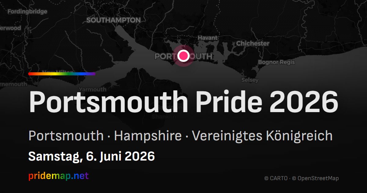 Portsmouth Pride 2026 — Portsmouth, United Kingdom