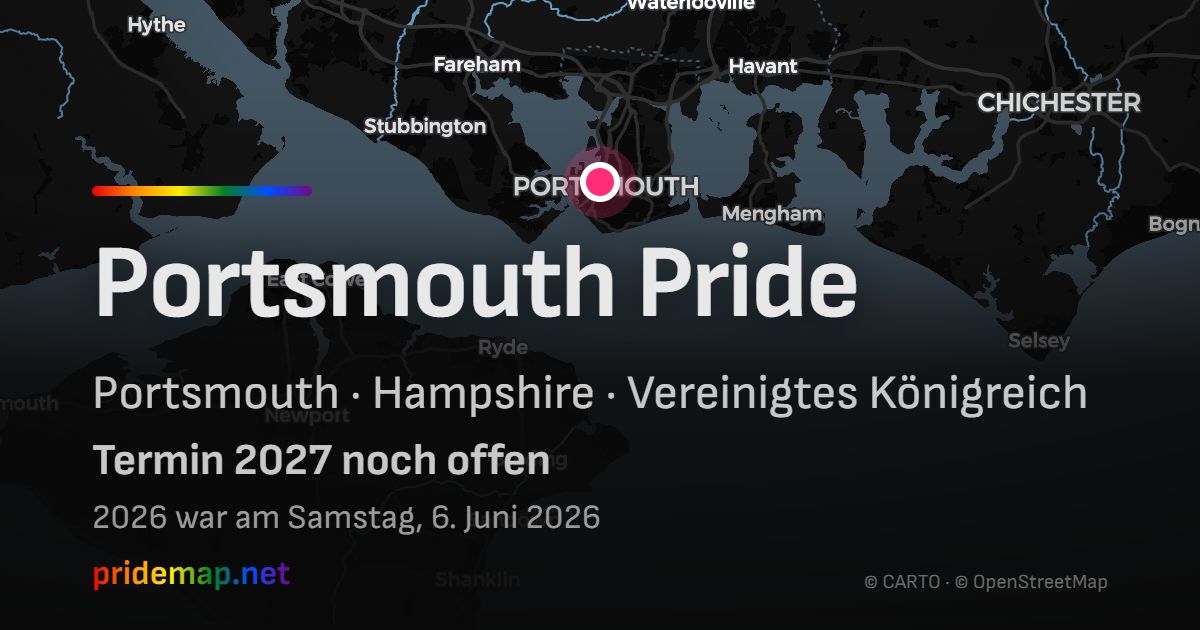 Portsmouth Pride — Portsmouth, Vereinigtes Königreich