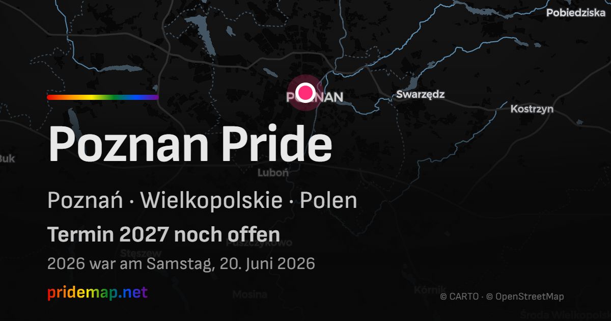 Poznan Pride — Poznań, Polen
