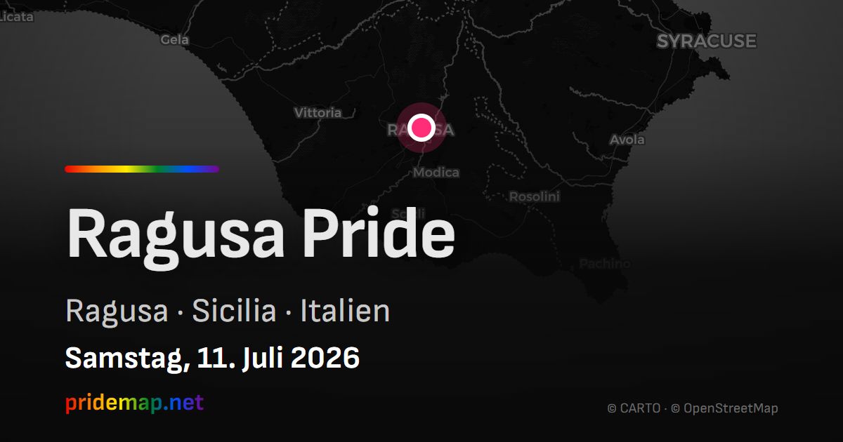 Ragusa Pride — Ragusa, Italien