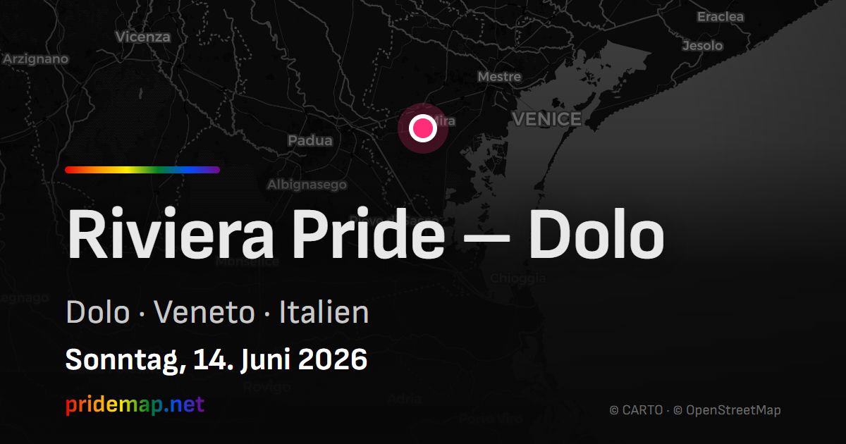 Riviera Pride – Dolo — Dolo, Italien