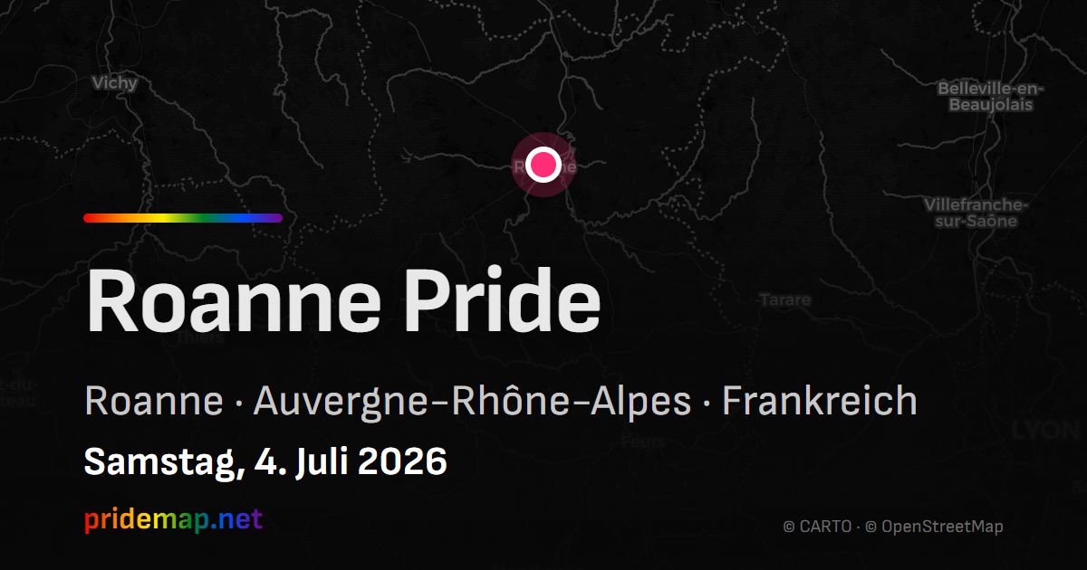 Roanne Pride — Roanne, Frankreich